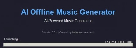  AI 离线音乐生成器专业版Bytesweavers AI Offline Music Generator Pro v2.0.1 [WiN]-乐声音频-资源网