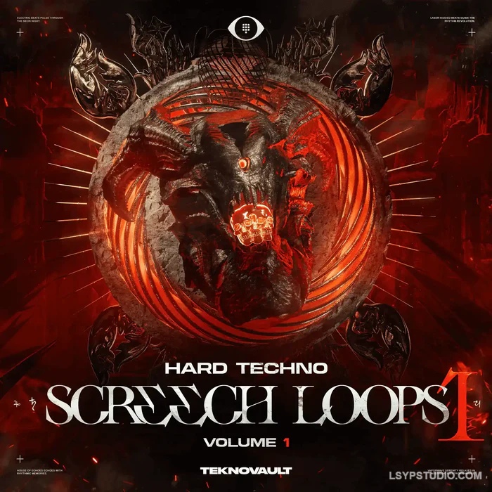 尖啸循环音效包 Teknovault Hard Techno Screech Loops Vol.1 WAV MiDi-SMiLEZ-乐声音频-资源网