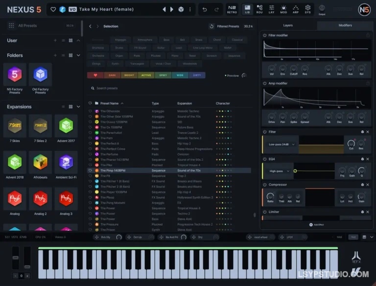 reFX – Nexus 5 v5.4.14 for WiN&MAC-乐声音频-资源网