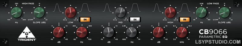 均衡器Trident Audio Developments CB9066 EQ v2.0.0 [WiN]-乐声音频-资源网