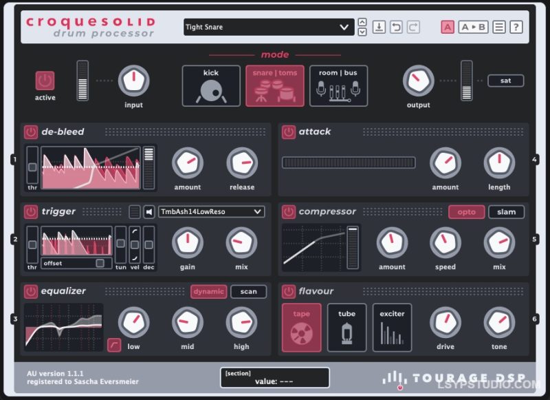TOURAGE DSP Croquesolid v1.1.1 [WiN]-乐声音频-资源网