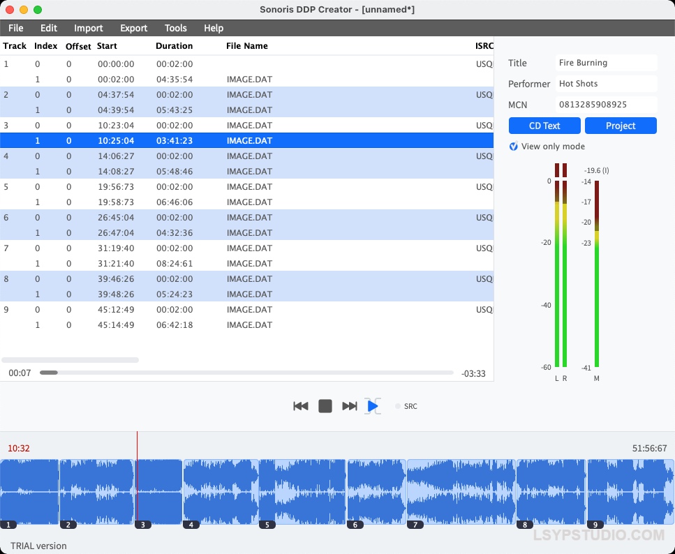 支持刻录和抓取音频 CDSonoris DDP Creator 6 Pro v6.0.1.0 [WiN]-乐声音频-资源网