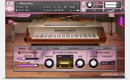 虚拟钢琴Native Instruments Alicias Keys v1.5.0.3 [KONTAKT]-乐声音频-资源网