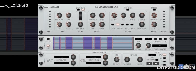 延迟效果器XILS lab LeMasqueDelay v2.0.1 U2B [MacOSX]-乐声音频-资源网
