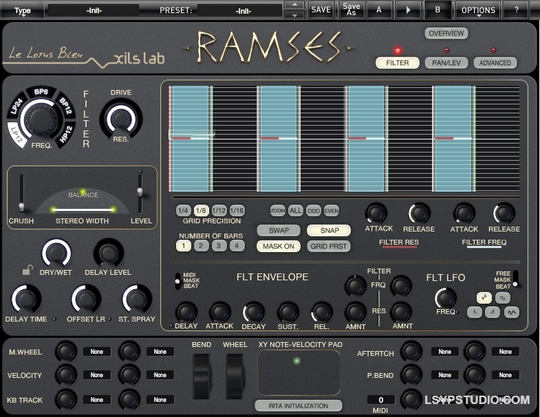 复古模拟合成器增添力度XILS lab RAMSES v2.0.0 U2B [MacOSX]-乐声音频-资源网