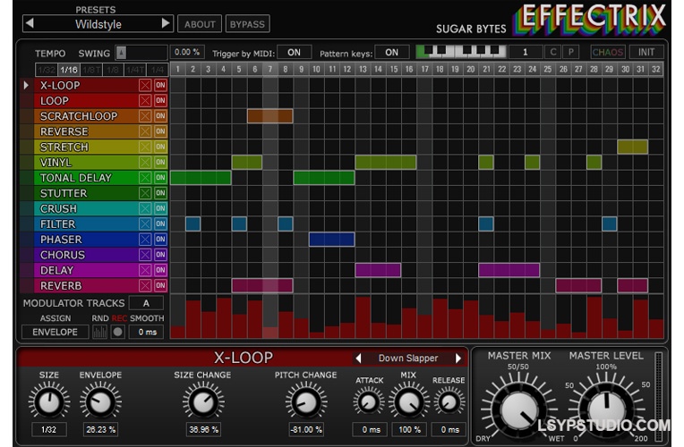 音序音频处理的完美工Sugar Bytes Effectrix v1.4.8 [WiN, MacOSX]-乐声音频-资源网