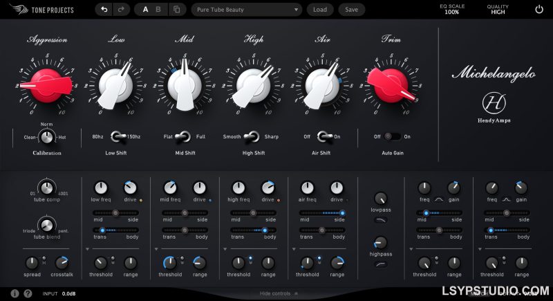 电子管立体声均衡器Tone Projects Michelangelo v1.0.4 [MacOSX]-乐声音频-资源网