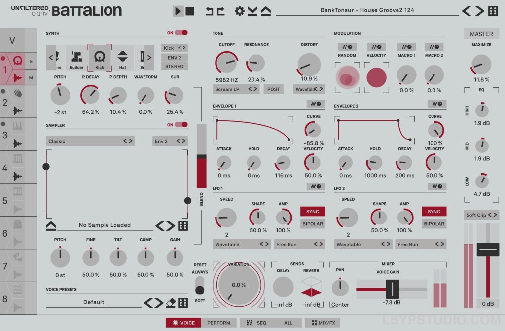图片[1]-经典鼓合成器插件联盟Plugin Alliance Unfiltered Audio Battalion v1.2.0 [WiN]-乐声音频-资源网