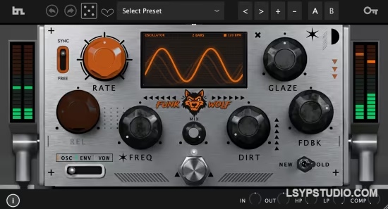 移相器与元音效果插件 BeatSkillz Funkwolf v1.0.4 MacOS-乐声音频-资源网