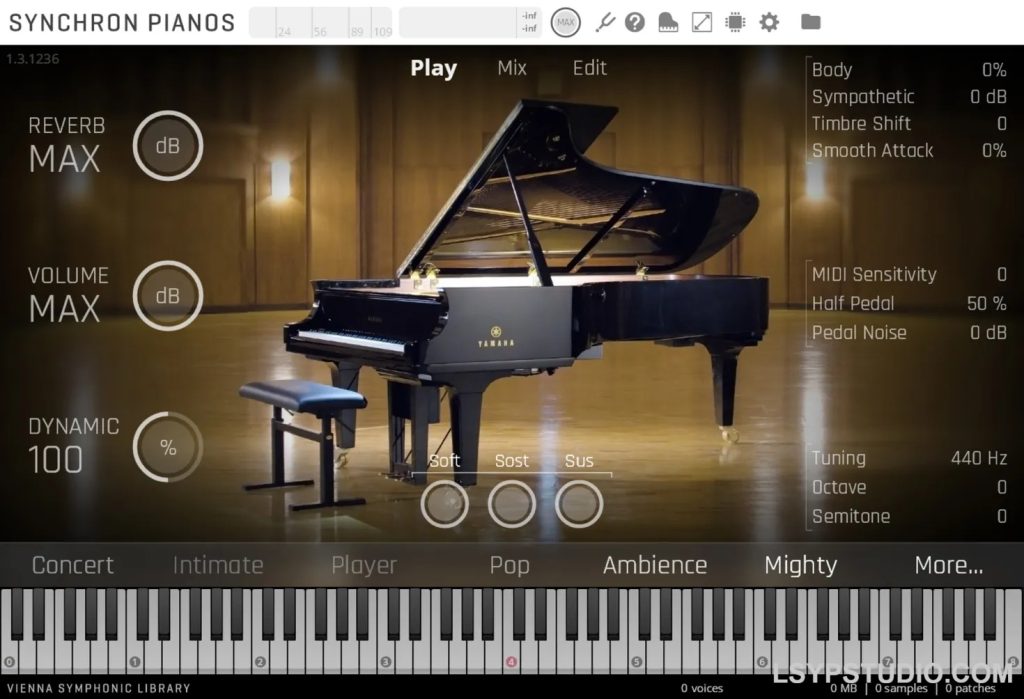 最美丽的钢琴Vienna Symphonic Library Vienna Synchron Pianos v1.3.1711 [WiN]-乐声音频-资源网