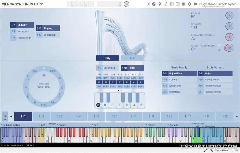 图片[1]-维也纳交响乐 竖琴Vienna Symphonic Library Vienna Synchron Harp v1.3.1232 [WiN]-乐声音频-资源网