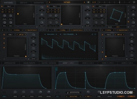 高品质波表振荡器The Wave Warden Spline Synth v1.1.1 [WiN]-乐声音频-资源网