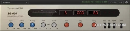 混响效果器Temecula DSP SG-626 v1.2.1 [WiN]-乐声音频-资源网