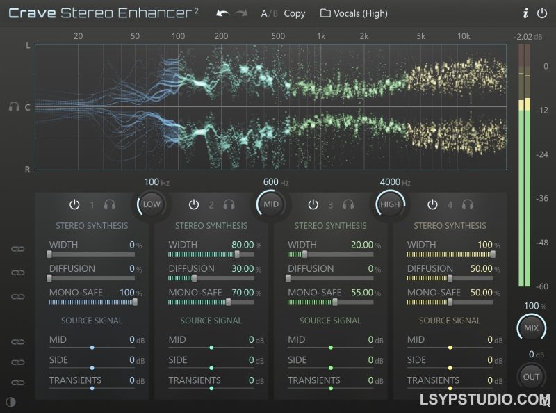 四频段立体声扩展器Crave DSP Crave Stereo Enhancer 2 v2.0.33 [WiN]-乐声音频-资源网