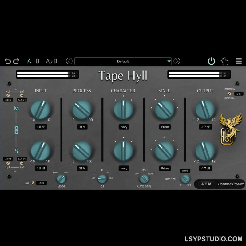 磁带饱和处理器GARUC Audio Tape Hyll v1.0.2 [WiN]-乐声音频-资源网
