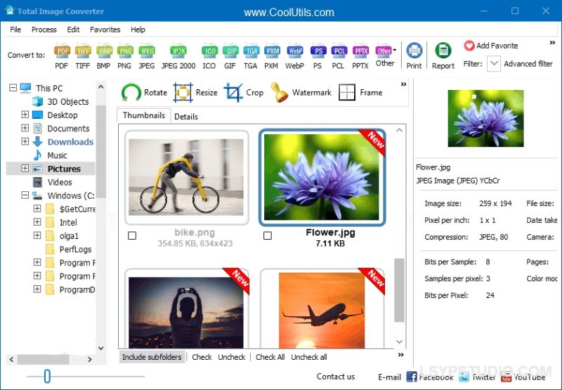 图片批量转换CoolUtils Total Image Converter 8.2.0.294 Multilingual-乐声音频-资源网
