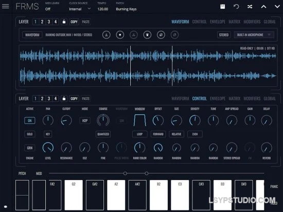 新型8复音合成器插件Imaginando FRMS 1.13.0-乐声音频-资源网