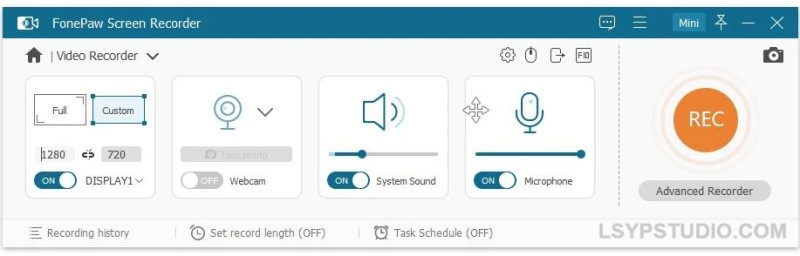 视屏屏幕录制工具FonePaw Screen Recorder 8.8 x64 Multilingual-乐声音频-资源网