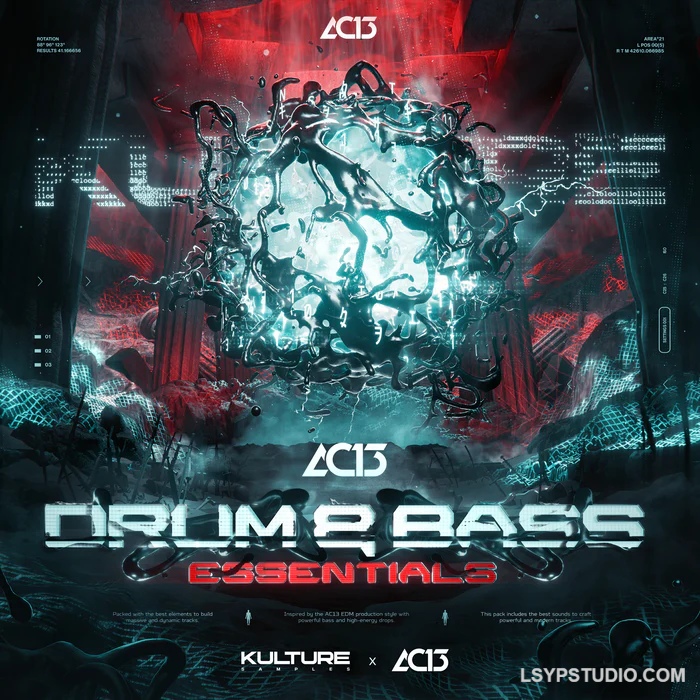 鼓与贝斯音效 Kulture Samples AC13’s Drum & Bass Essentials WAV MiDi Serum Presets FLP FST-ARCADiA-乐声音频-资源网