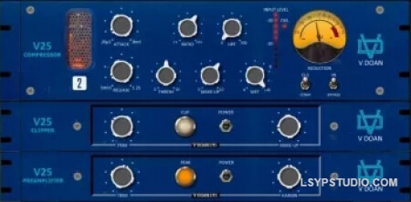 压缩器基于新型电子管FETV Doan V25 Compressor [Nebula]-乐声音频-资源网