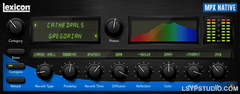 数字混响和效果处理的黄金标准Lexicon MPX Native Reverb v1.3.14.8017 / v1.0.2 [WiN, MacOSX]-乐声音频-资源网