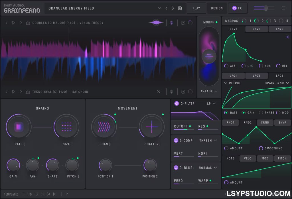 颗粒合成BABY Audio Grainferno v1.1.0 [WiN]-乐声音频-资源网