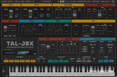 乐器插件Togu Audio Line TAL-J8X v1.0.8 [WiN]-乐声音频-资源网