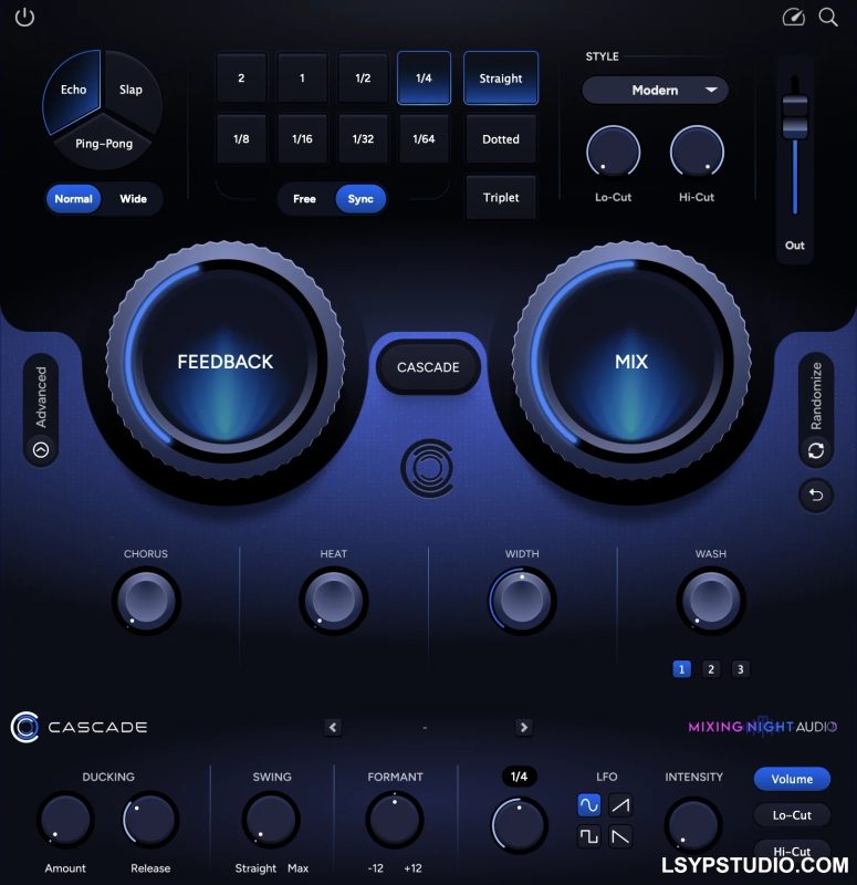 延迟插件Mixing Night Audio Cascade v1.0.0 [WiN]-乐声音频-资源网