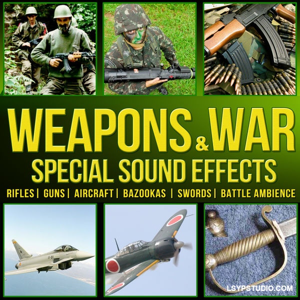 武器与战争音效Estudios Talkback Weapons and War Special Sound Effects [FLAC]-乐声音频-资源网
