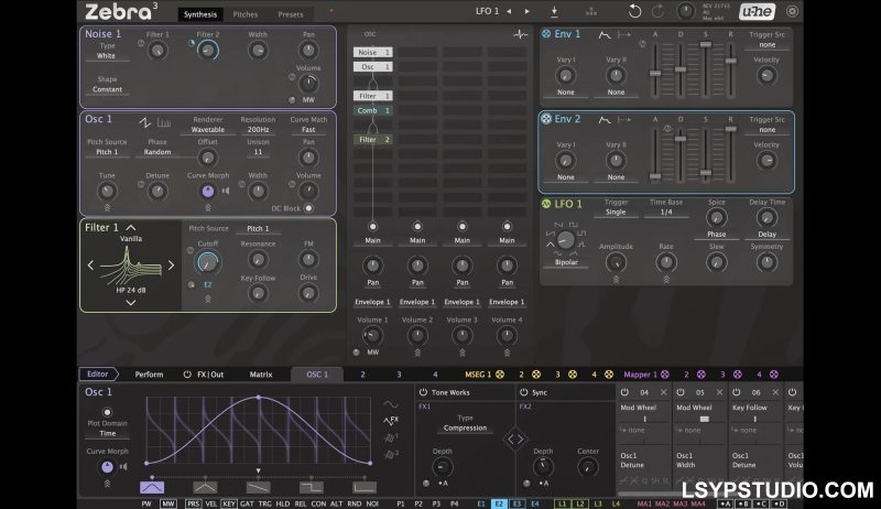 Heckmann Audio u-he Zebra3 v3.0.0.21799 [WiN, MacOSX]-乐声音频-资源网