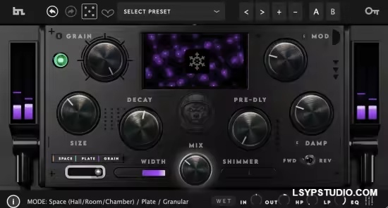 混响效果器BeatSkillz SpaceWolf v1.0.2 U2B MacOS-乐声音频-资源网