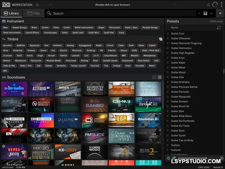 音源播放器UVI UVI Workstation v4.0.5 Incl Emulator [WiN]-乐声音频-资源网