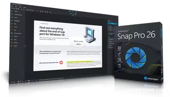 屏幕截图和视频录制软件Ashampoo Snap Pro 26.0.1 x64 Multilingual-乐声音频-资源网