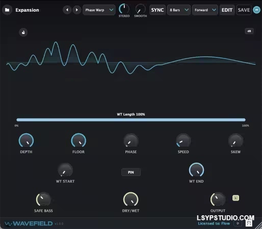 创新的滤波调制效果器插件Fine Increments Wavefield v1.0.4 U2B MacOS-乐声音频-资源网