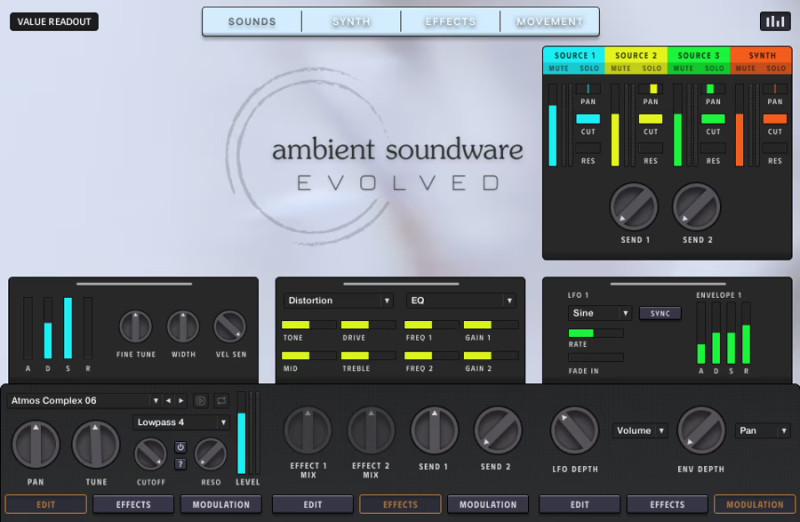 环境氛围 Zero-G Ambient Soundware Evolved KONTAKT-乐声音频-资源网