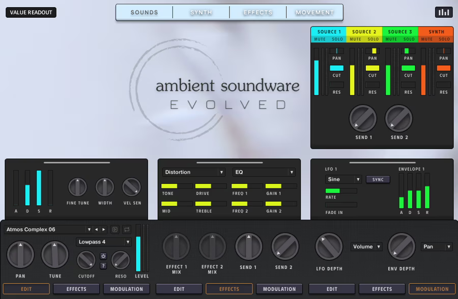 环境氛围 Zero-G Ambient Soundware Evolved KONTAKT-乐声音频-资源网