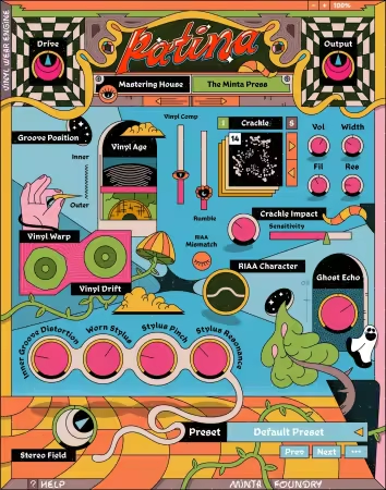 黑胶唱片模拟音频插件Minta Foundry Patina v1.0.3 U2B MacOS-乐声音频-资源网