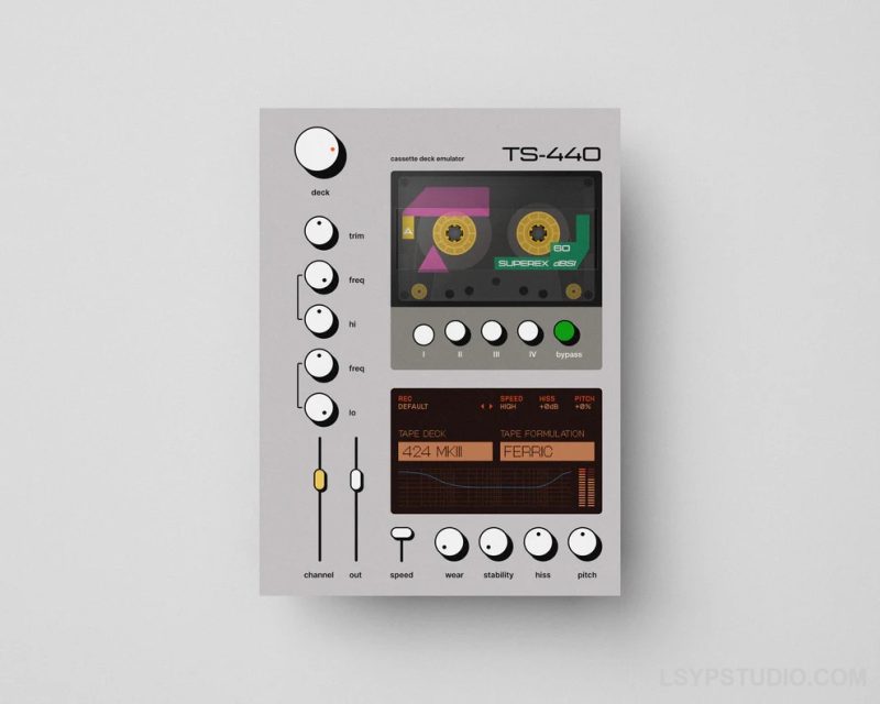 卡座模拟器插件Superlunar TS-440 v1.1.0 [WiN+MAC]-乐声音频-资源网