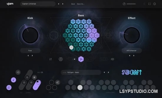 强劲贝斯/底鼓音色 uJAM SUBCRAFT v1.1.0 MacOS-乐声音频-资源网