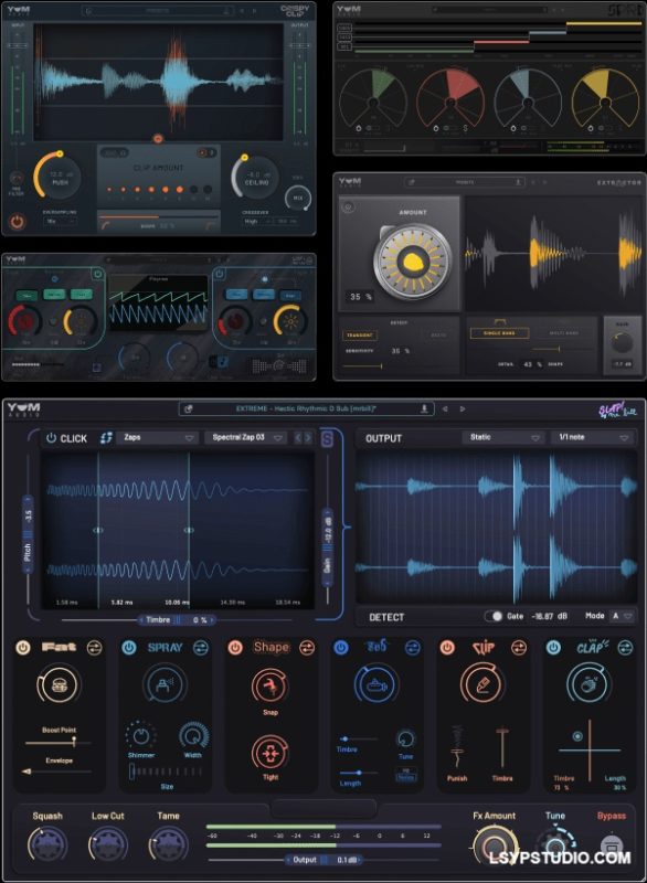 5 款必备插件Yum Audio Essentials Bundle 05.2026 [MacOSX]-乐声音频-资源网