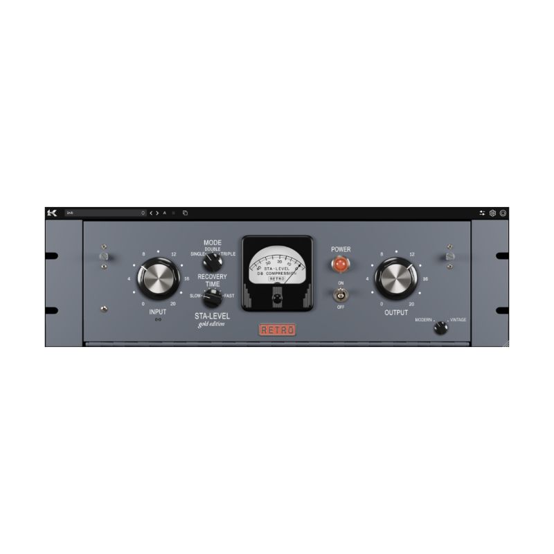 电子管压缩效果器Kazrog Retro Sta-Level v1.0.3 [WiN, MacOSX, LiNUX]-乐声音频-资源网