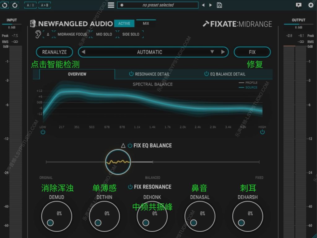 图片[1]-智能中频均衡器Newfangled Audio Fixate Midrange v1.0.0 [WiN&MAC]-乐声音频-资源网