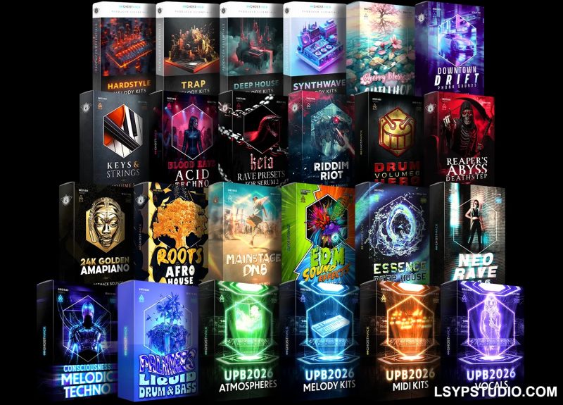 24 个高质量采样包Ghosthack Ultimate Producer Bundle 2026 MULTiFORMAT-乐声音频-资源网
