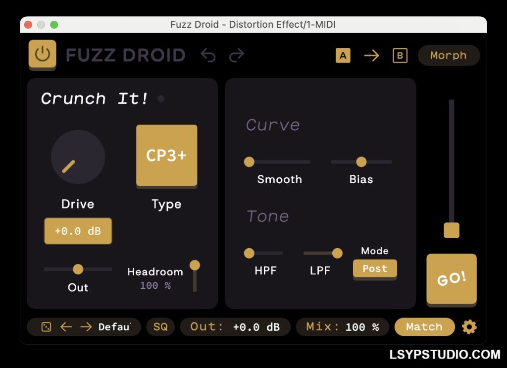 模块化混音器增益级的失真效果器Sketch Audio Fuzz Droid v2.0.0.311 [WiN]-乐声音频-资源网