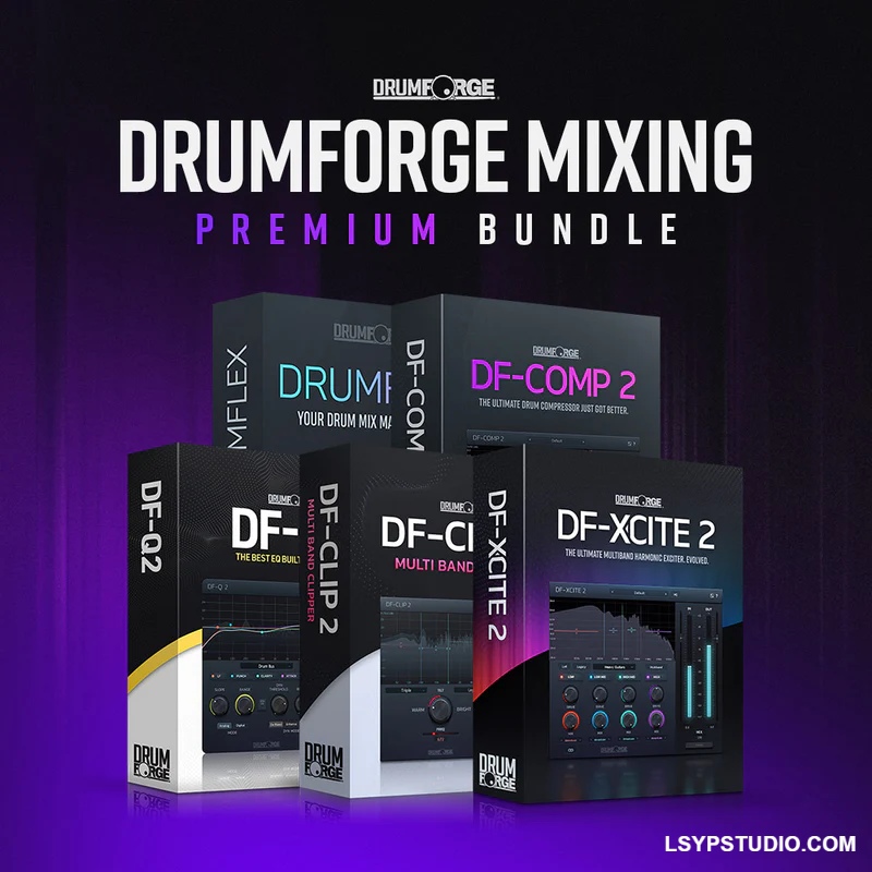 鼓组混音的巅峰之作Drumforge Mixing Complete Bundle v2026.04 [WiN]-乐声音频-资源网
