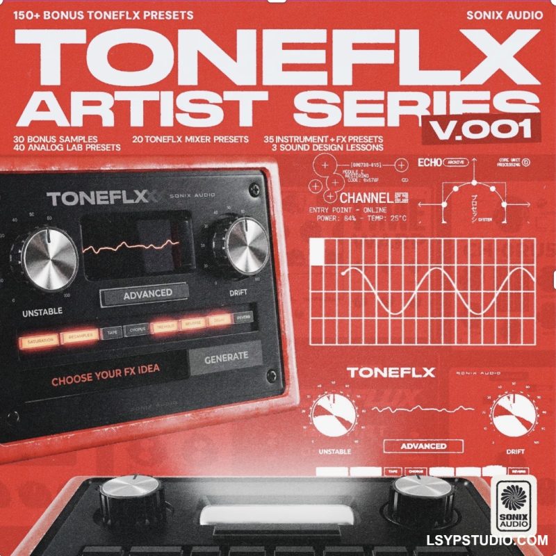 SoniX Audio TONEFLX Artist Series V001 MULTiFORMAT-FANTASTiC-乐声音频-资源网