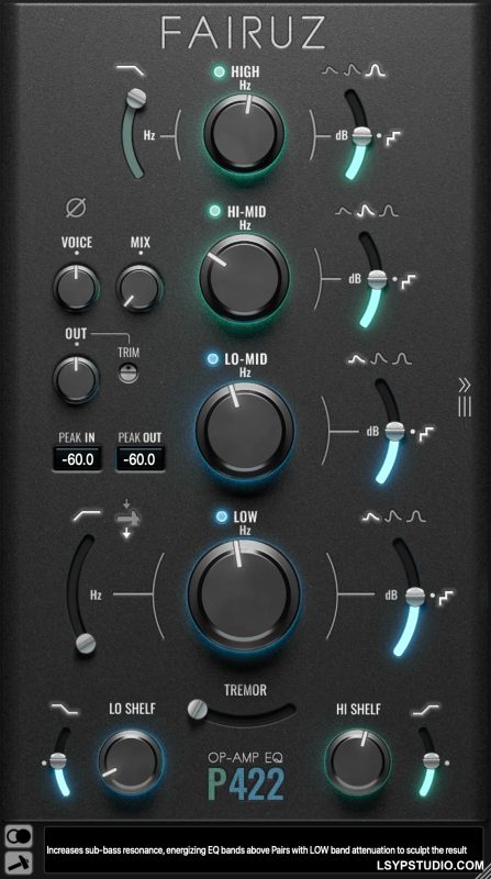 Fairuz均衡器Pulsar Modular P422 Fairuz v2.0.1 [WiN]-乐声音频-资源网