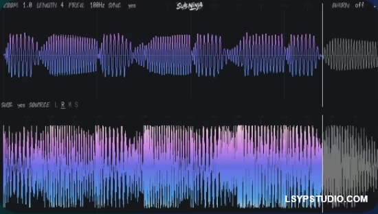 专业低频可视化管理与处理插件The Him DSP Sub Ninja v1.2.1-乐声音频-资源网
