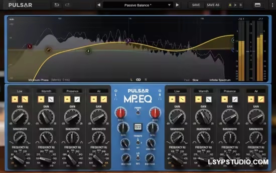 被动式均衡器插件Pulsar Audio MP-EQ 2.0.7 WIN-乐声音频-资源网