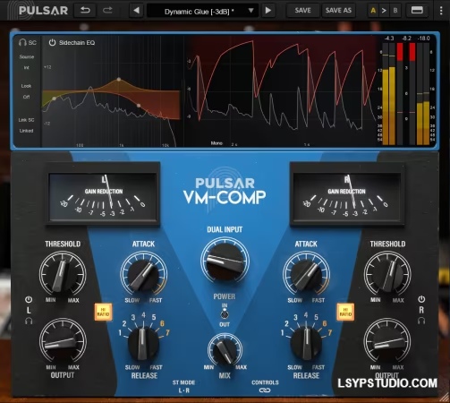 电子管压缩/限制器插件ulsar Audio VM-Comp 2.0.7 WIN-乐声音频-资源网